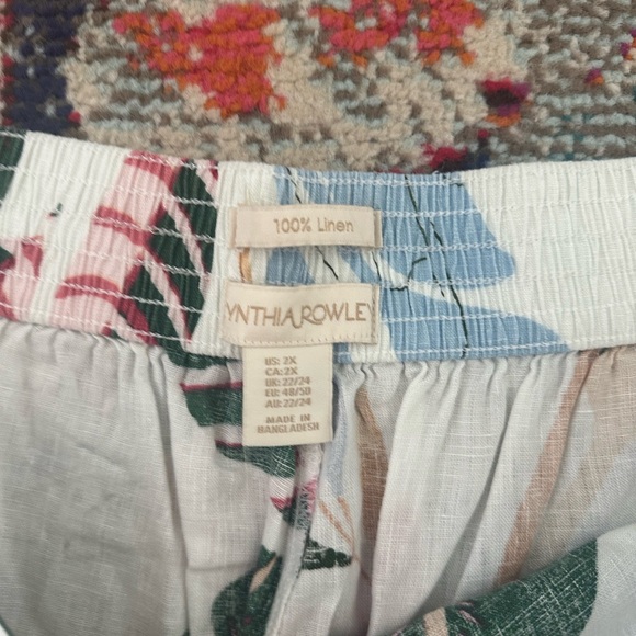 Women’s Tropical Linen Pants - Picture 2 of 2